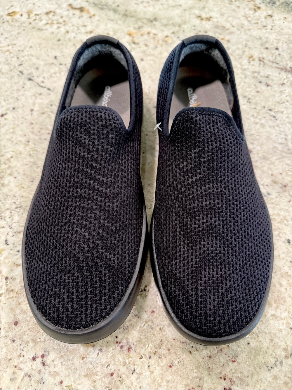 allbirds Men’s Black Slip-On "Tree Lounger" Mesh Loafers (NWOT)
